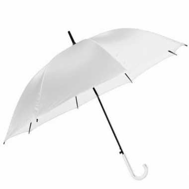 Goedkope automatische regen paraplu wit