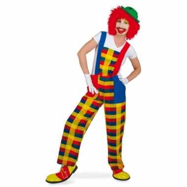 Goedkope clown pebbi kostuum tuinbroek