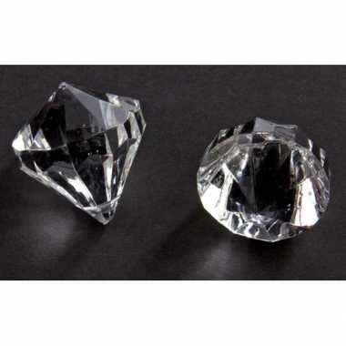 Goedkope diamantjes transparant mm