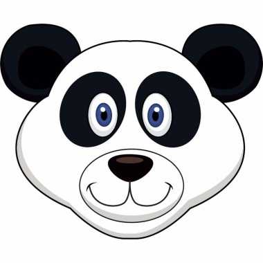 Goedkope kartonnen panda masker kinderen