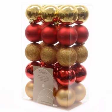 Goedkope kerst kerstballen mix ambiance christmas stuks