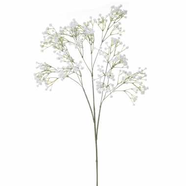 Goedkope kunstbloemen gipskruid/gypsophila takken wit