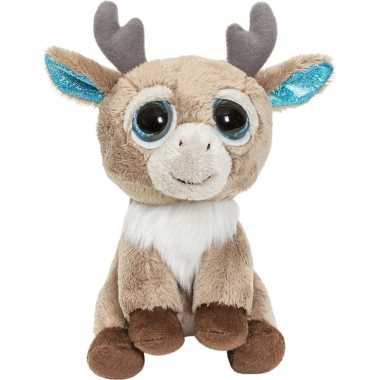 Goedkope pluche bruine rendier/eland knuffel speelgoed