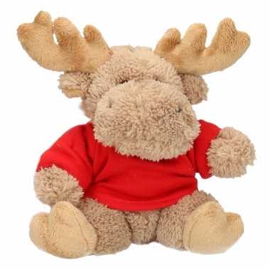 Goedkope pluche eland kerst knuffel shirt