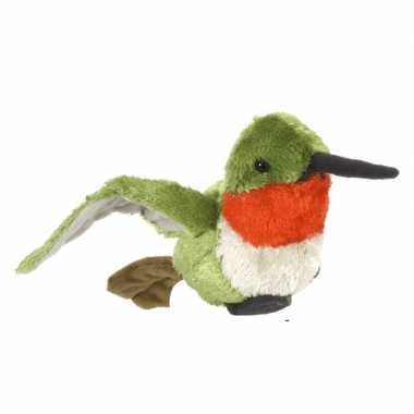 Goedkope pluche gekleurde kolibrie knuffel vogel speelgoed