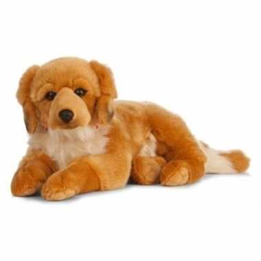 Goedkope pluche golden retriever honden knuffel speelgoed