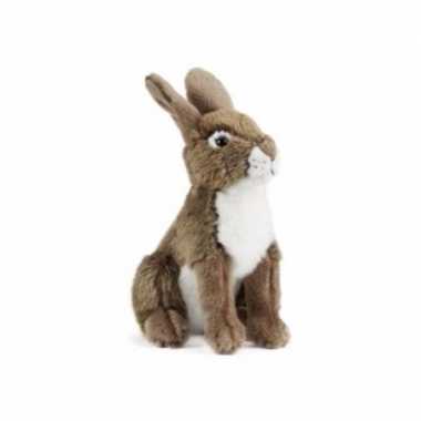 Goedkope pluche konijn/haas knuffel zittend speelgoed