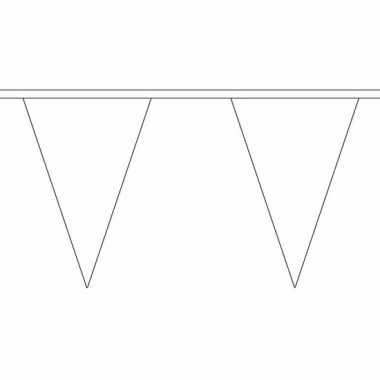 Goedkope polyester vlaggenlijn wit meter