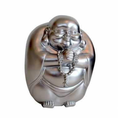 Goedkope spaarpot boeddha zilver