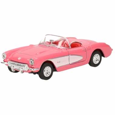 Goedkope speelgoed auto roze chevrolet corvette cabrio auto