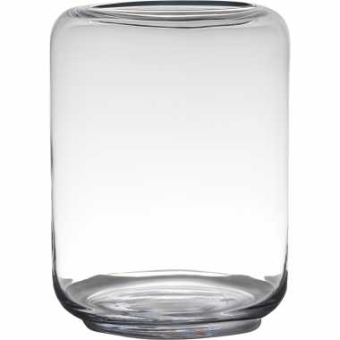 Goedkope transparante grote vaas/vazen glas