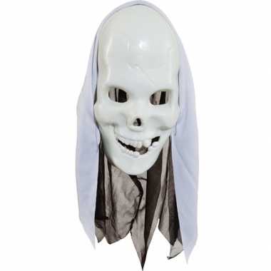Goedkope wit skelet masker