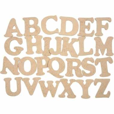 Goedkope x houten alfabet letters