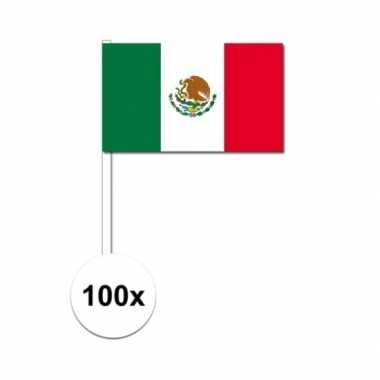Goedkope x mexicaanse zwaaivlaggetjes