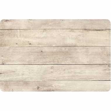 X placemats beige hout goedkope