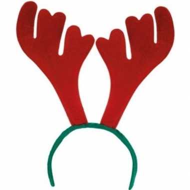 Goedkope x stuks rendier diadeem/haarband volwassenen kerstaccessoires