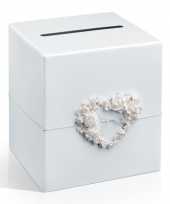 Goedkope bruiloft enveloppendoos hart 10079123