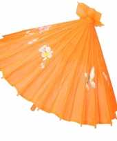 Goedkope chinese paraplu oranje 10089723