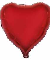Goedkope folie ballon hart rood