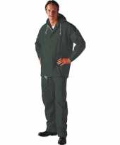 Goedkope groen all season regenpak volwassenen