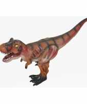 Goedkope grote bruine plastic t rex dinosaurus speelgoed