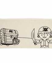 Goedkope inkleurbare etui piraat