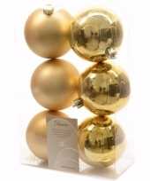 Goedkope kerst kerstballen goud christmas gold stuks 10097287