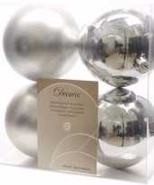 Goedkope kerst kerstballen zilver ambiance christmas stuks 10097360