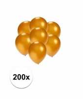 Goedkope kleine ballonnen goud metallic stuks 10122737