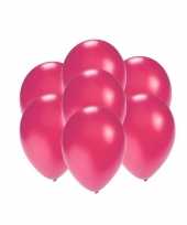 Goedkope kleine ballonnen roze metallic stuks 10124146