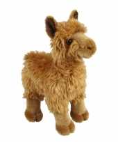 Goedkope pluche bruine alpaca lama knuffel speelgoed