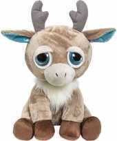 Goedkope pluche bruine rendier eland knuffel speelgoed 10143347