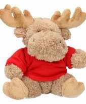 Goedkope pluche eland kerst knuffel shirt