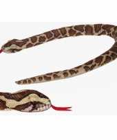 Goedkope pluche gevlekte birmese python slangen knuffel speelgoed