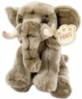 Goedkope pluche grijze olifant knuffel speelgoed 10174329
