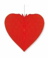 Goedkope rood decoratie hart 10078787