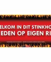 Goedkope sticky devil welkom dit stinkhol betreden eigen risico
