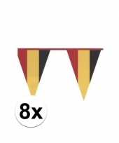Goedkope x belgische plastic vlaggenlijn nationale belgische kleuren 10149626