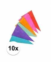Goedkope x gekleurde vlaggenlijnen vlaggetjes papier 10107873