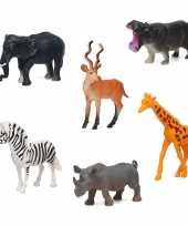 Goedkope x plastic safari jungle dieren speelgoed figuren kinderen 10207240
