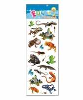 Goedkope x reptielen dieren stickers 10166173