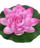 Goedkope x roze drijvende kunst waterlelie bloemen 10233934