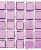 Goedkope x stuks mozaieken maken steentjes tegels lila paars mm