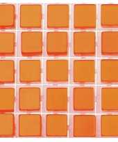 Goedkope x stuks mozaieken maken steentjes tegels oranje mm 10263482